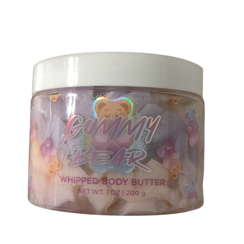 Romantic Bundle Cotton Candy Punch Candle & Gummy Bear Body Butter New - Picture 4 of 5